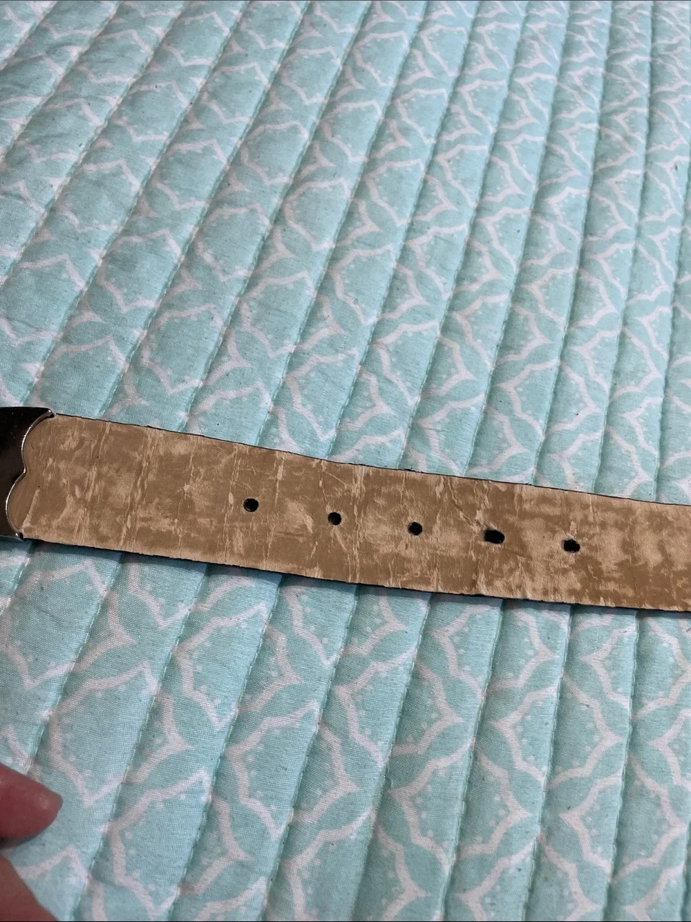 Statement Crystal studded Italian made belt